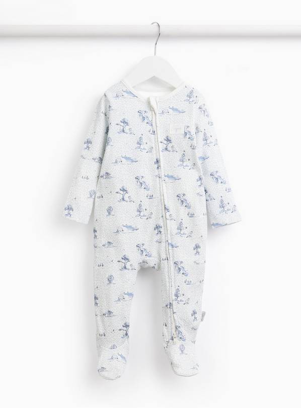 Blue Eeyore Print Sleepsuit 6-9 months